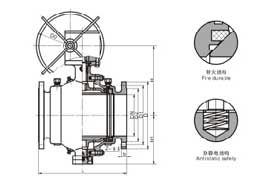 Q47F͹̶ʽքy150(Lb)1500(Lb)νY(ji)(gu)ߴD