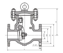 DH44Yͷm͜ʽ(bio)ֹy150(Lb)600(Lb)γߴD